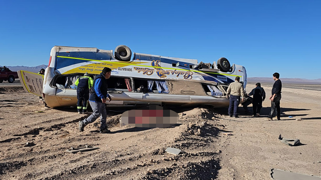 Un Fallecido Y Ocho Lesionados Tras Volcamiento De Bus En Trayecto